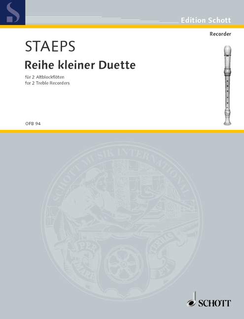 Front Cover Image Reihe kleiner Duette 
