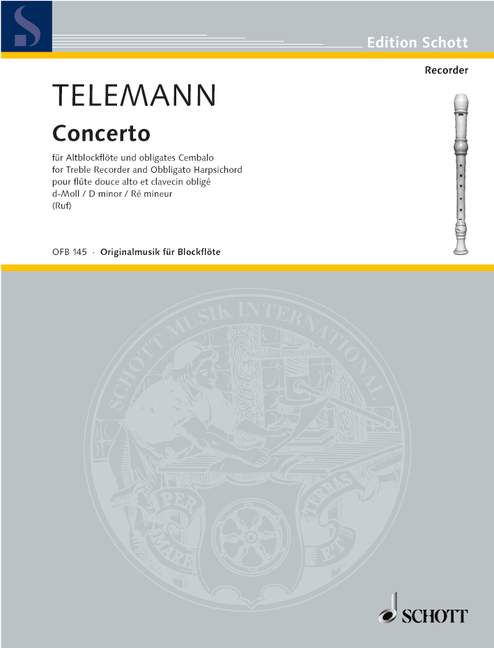 Front Cover Image Concerto d-Moll TWV 42:h 1 