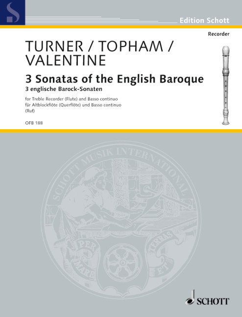 Other Cover Image 3 englische Barock-Sonaten 