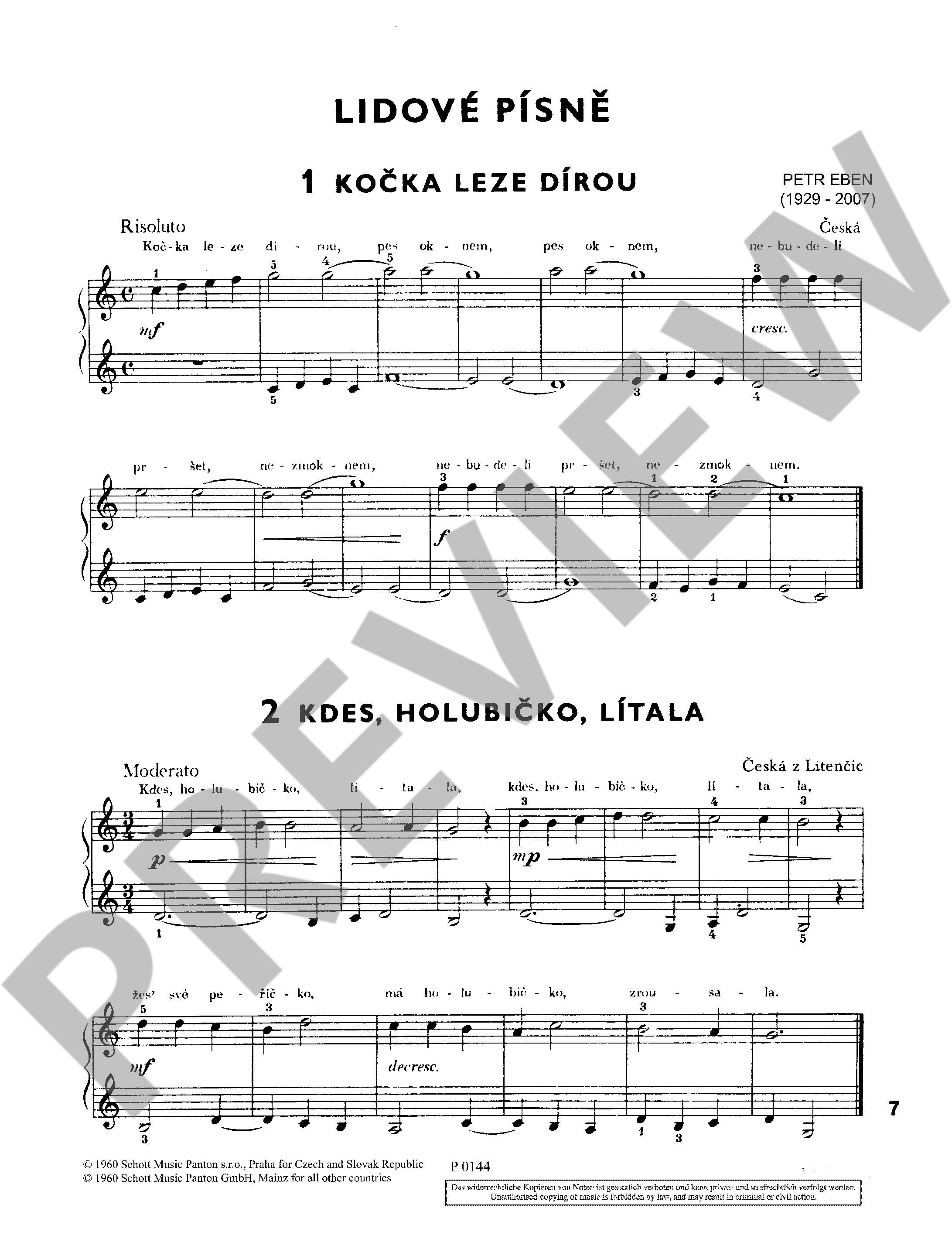 Other Cover Image Tschechische Volks- und Weihnachtslieder 