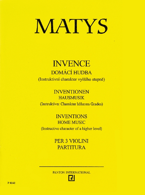 Front Cover Image Inventionen 