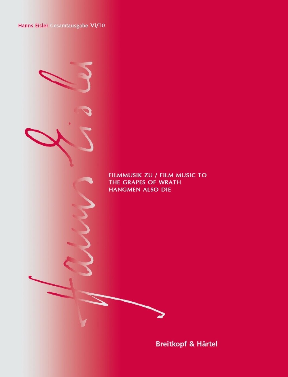 Front Cover Image Filmmusiken zu Szenen aus The Grapes of Wrath / Hangmen Also Die