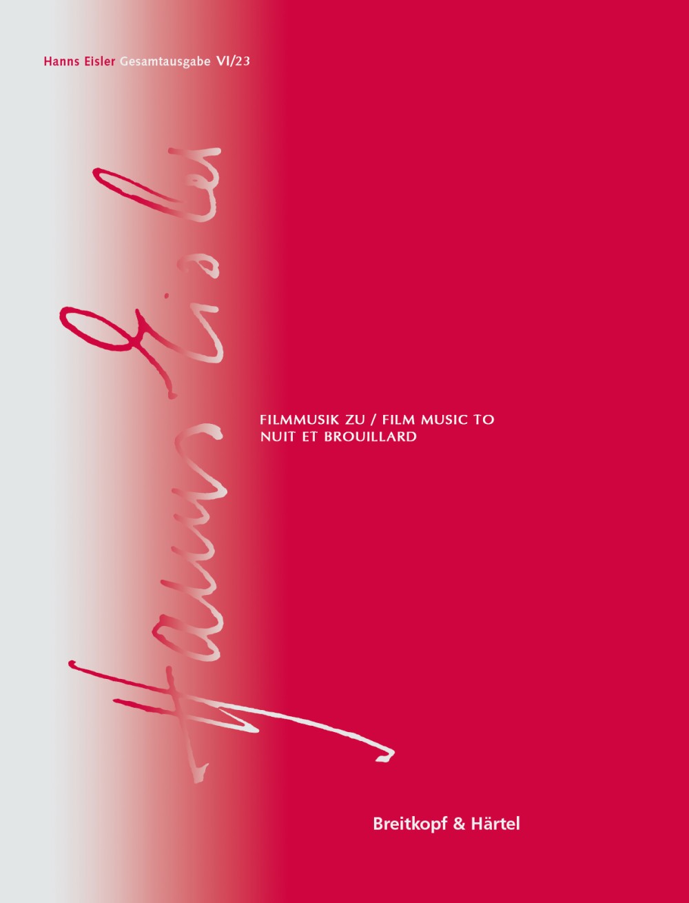 Front Cover Image Filmmusik zu Nuit et brouillard