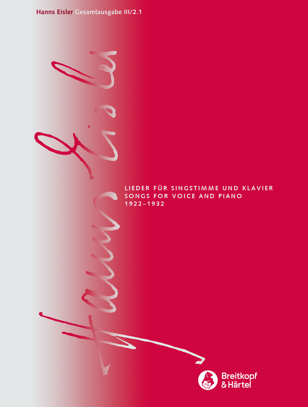 Front Cover Image Musik für Singstimme und Klavier