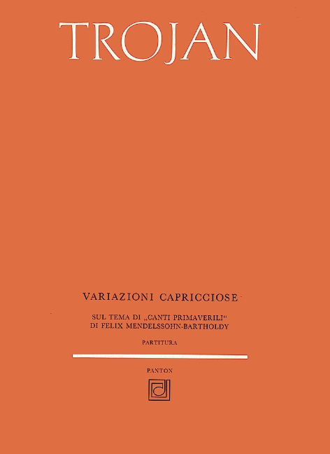 Front Cover Image Variazioni Capricciose 