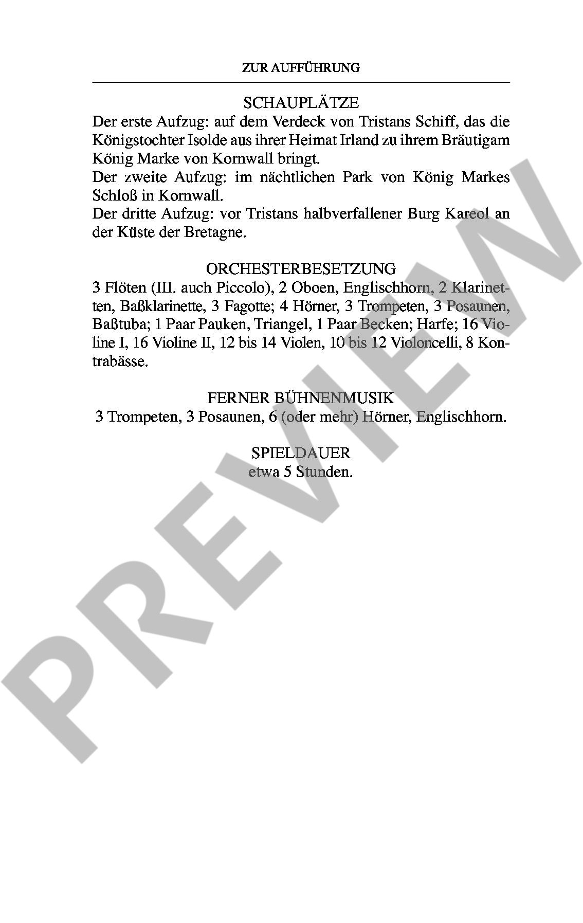 Other Cover Image Tristan und Isolde WWV 90 