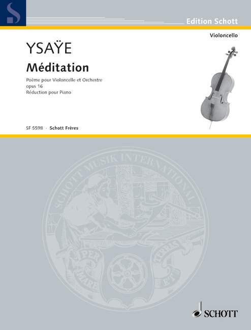 Front Cover Image Méditation op. 16 
