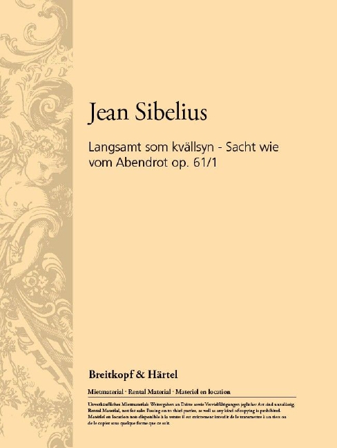 Other Cover Image Langsamt - Sacht Wie Vom Abend