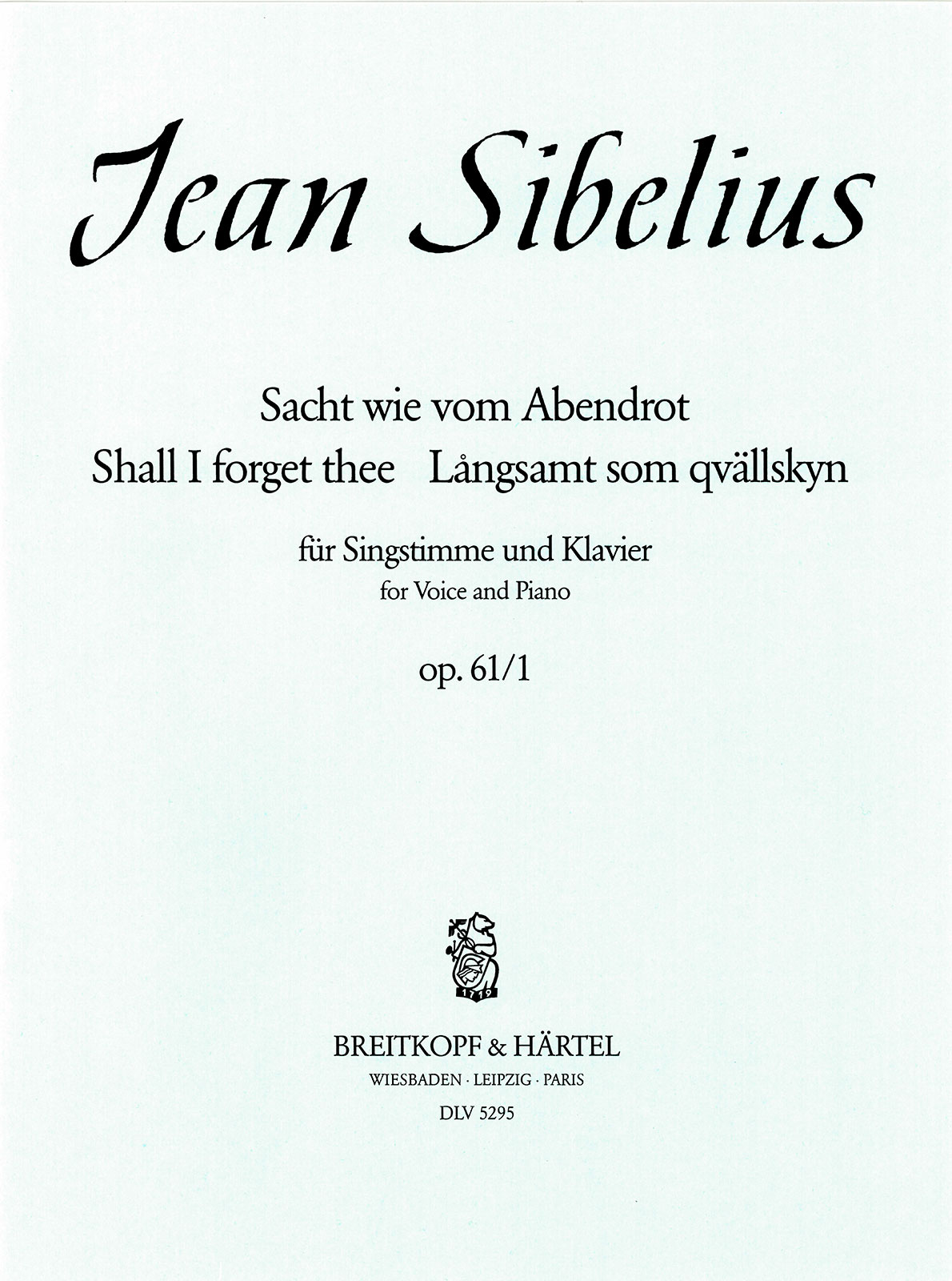 Other Cover Image Langsamt - Sacht Wie Vom Abend