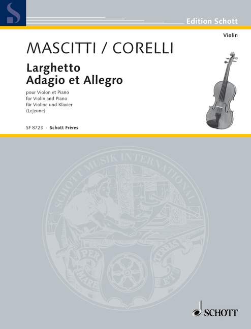 Front Cover Image Larghetto/Adagio et Allegro Nr. 9