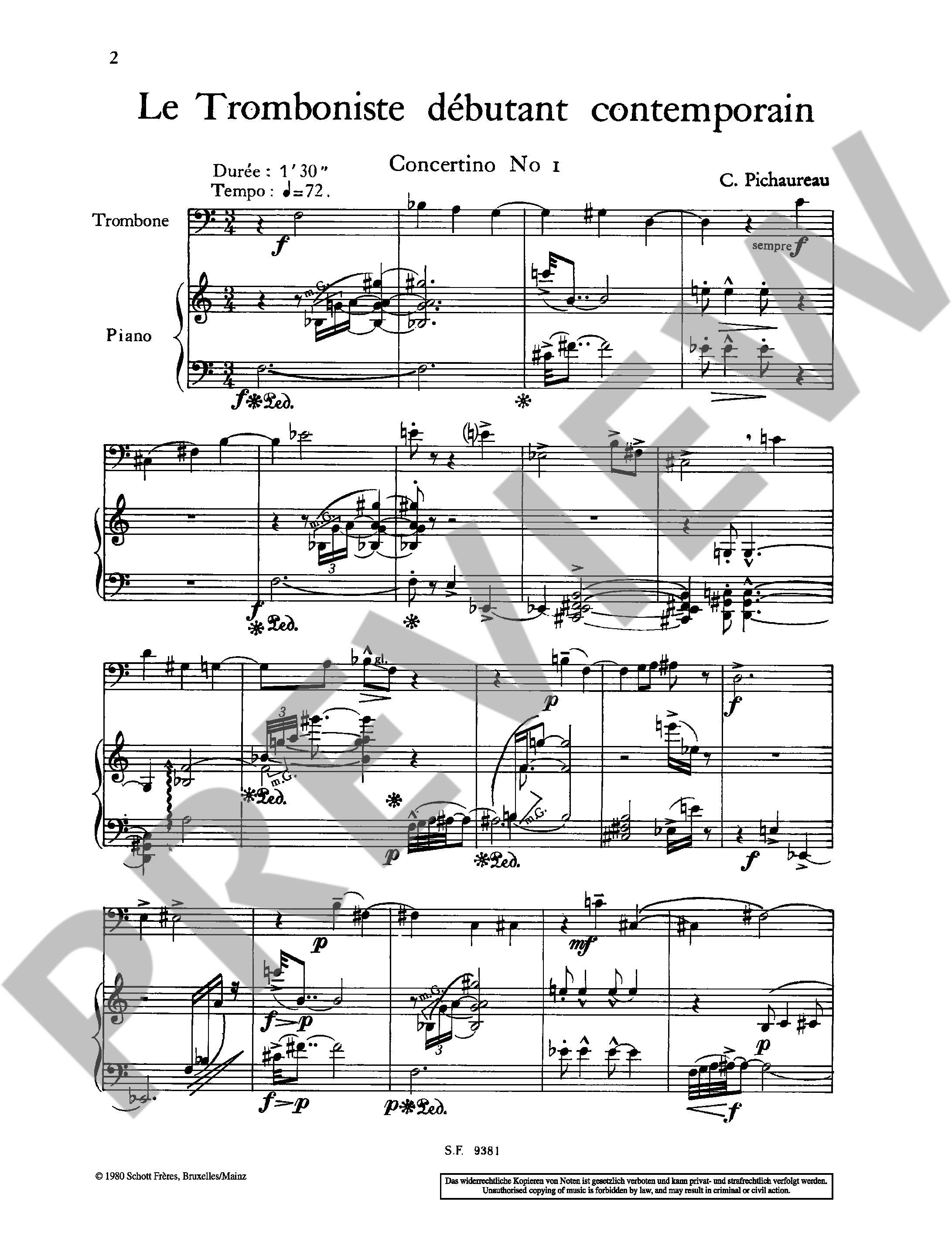 Other Cover Image Le Tromboniste Débutant Contemporain 
