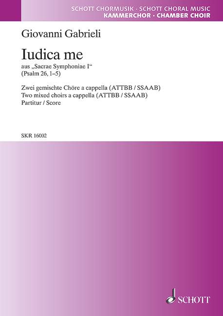 Front Cover Image Sacrae Symphoniae I 