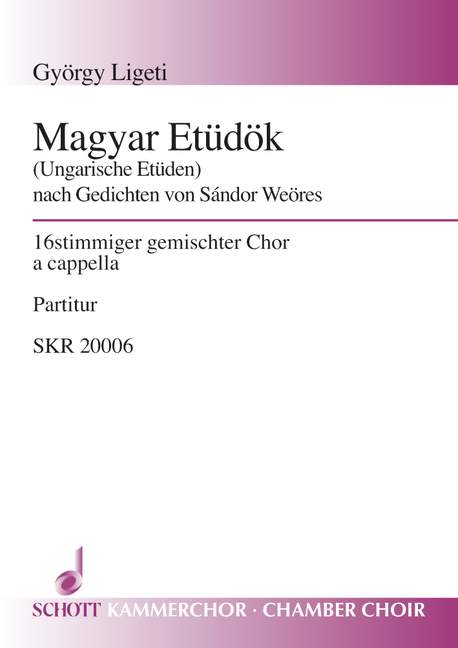 Front Cover Image Magyar Etüdök 
