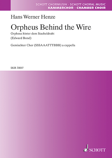 Front Cover Image Orpheus hinter dem Stacheldraht 