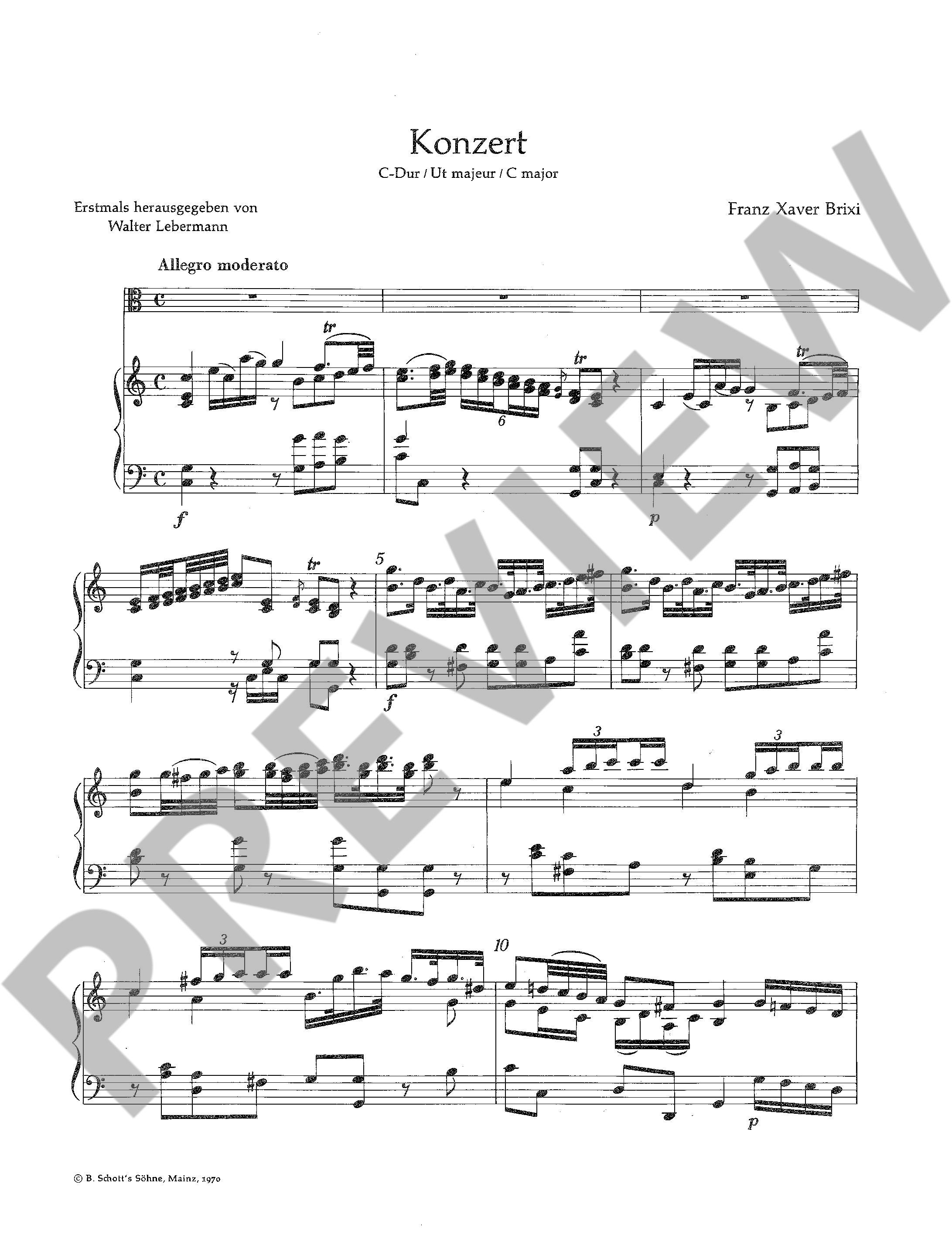 Other Cover Image Konzert C-Dur 