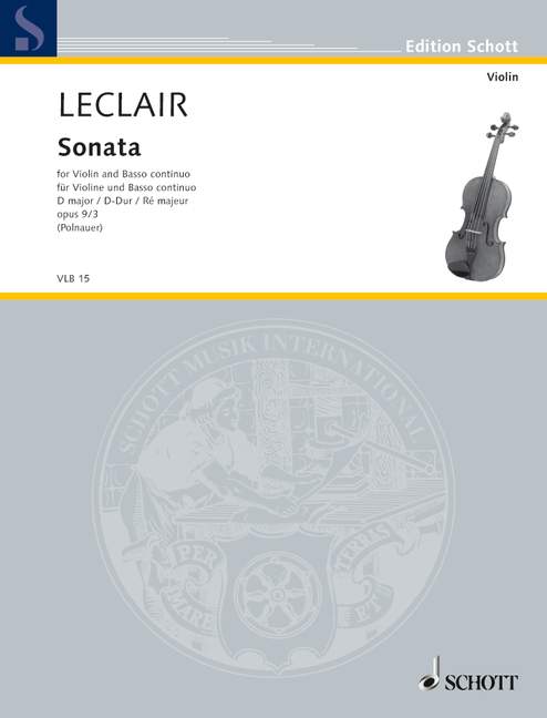 Front Cover Image Sonata D-Dur op. 9/3 