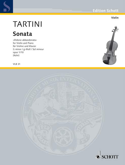 Front Cover Image Sonata g-Moll op. 1/10 