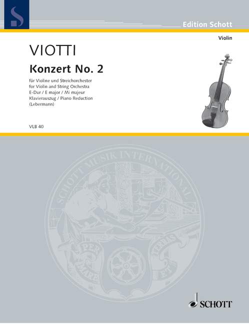 Front Cover Image Konzert No. 2 E-Dur 