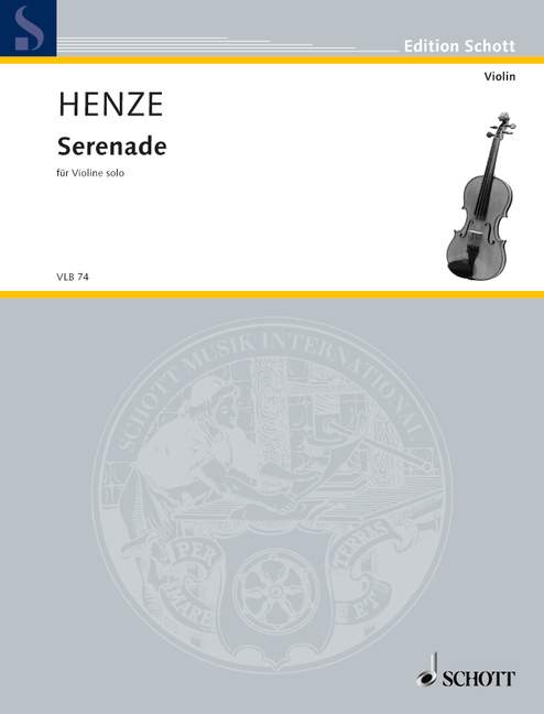 Front Cover Image Serenade 