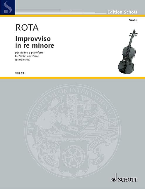 Front Cover Image Improvviso in re minore 