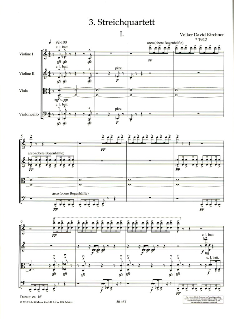 Other Cover Image 3. Streichquartett 