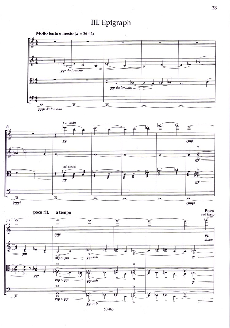 Other Cover Image 3. Streichquartett 