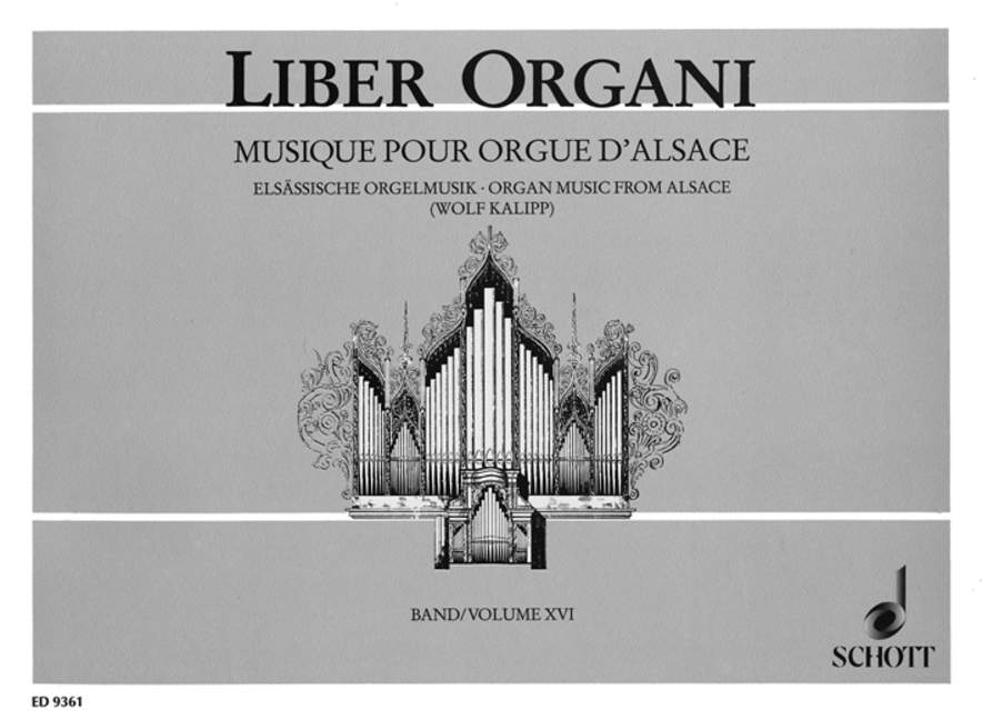 Front Cover Image Elsässische Orgelmusik aus vier Jahrhunderten Band 16