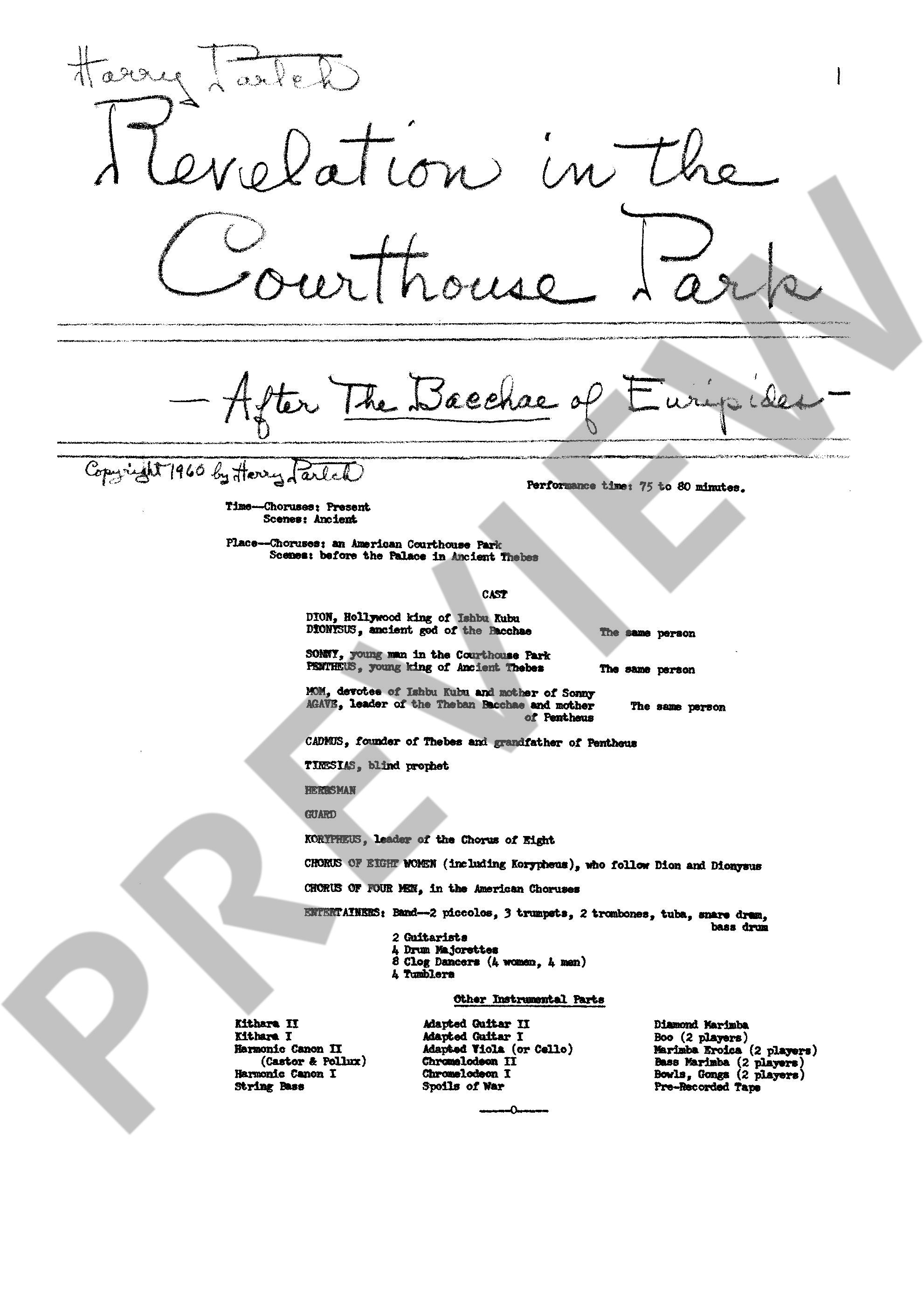 Other Cover Image Revelation in the Courthouse Park 