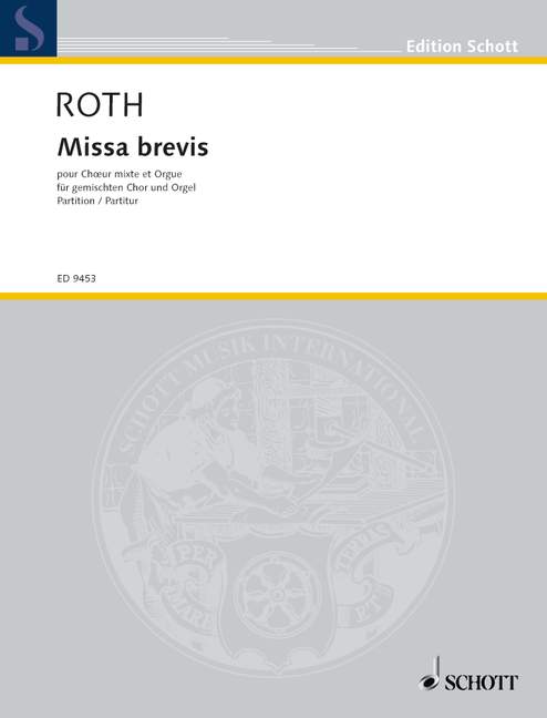 Front Cover Image Missa brevis 