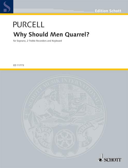 Front Cover Image Why Should Men Quarrel? Nr. 11