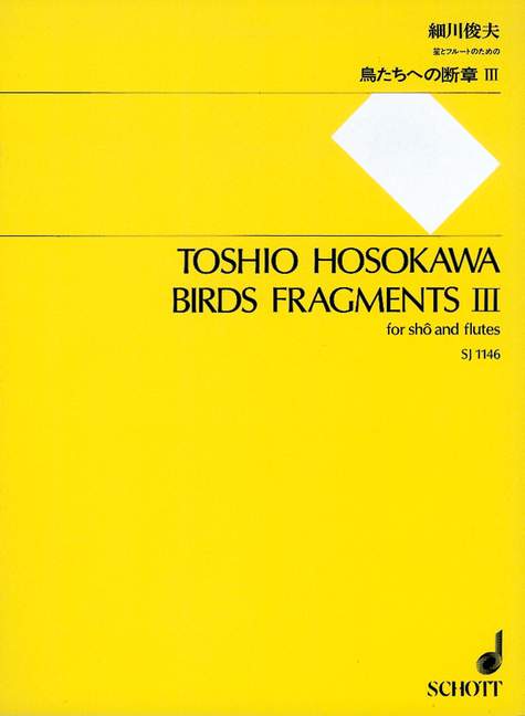 Front Cover Image Birds Fragments III 