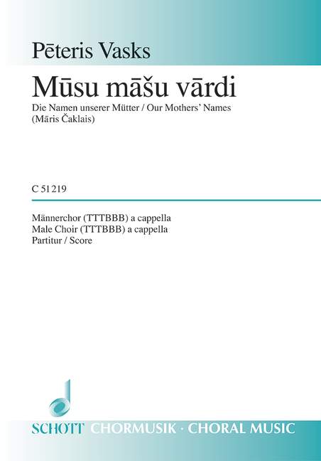 Front Cover Image M?su m?šu v?rdi 
