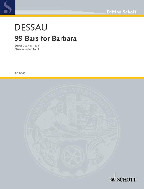 Front Cover Image 99 Bars for Barbara 