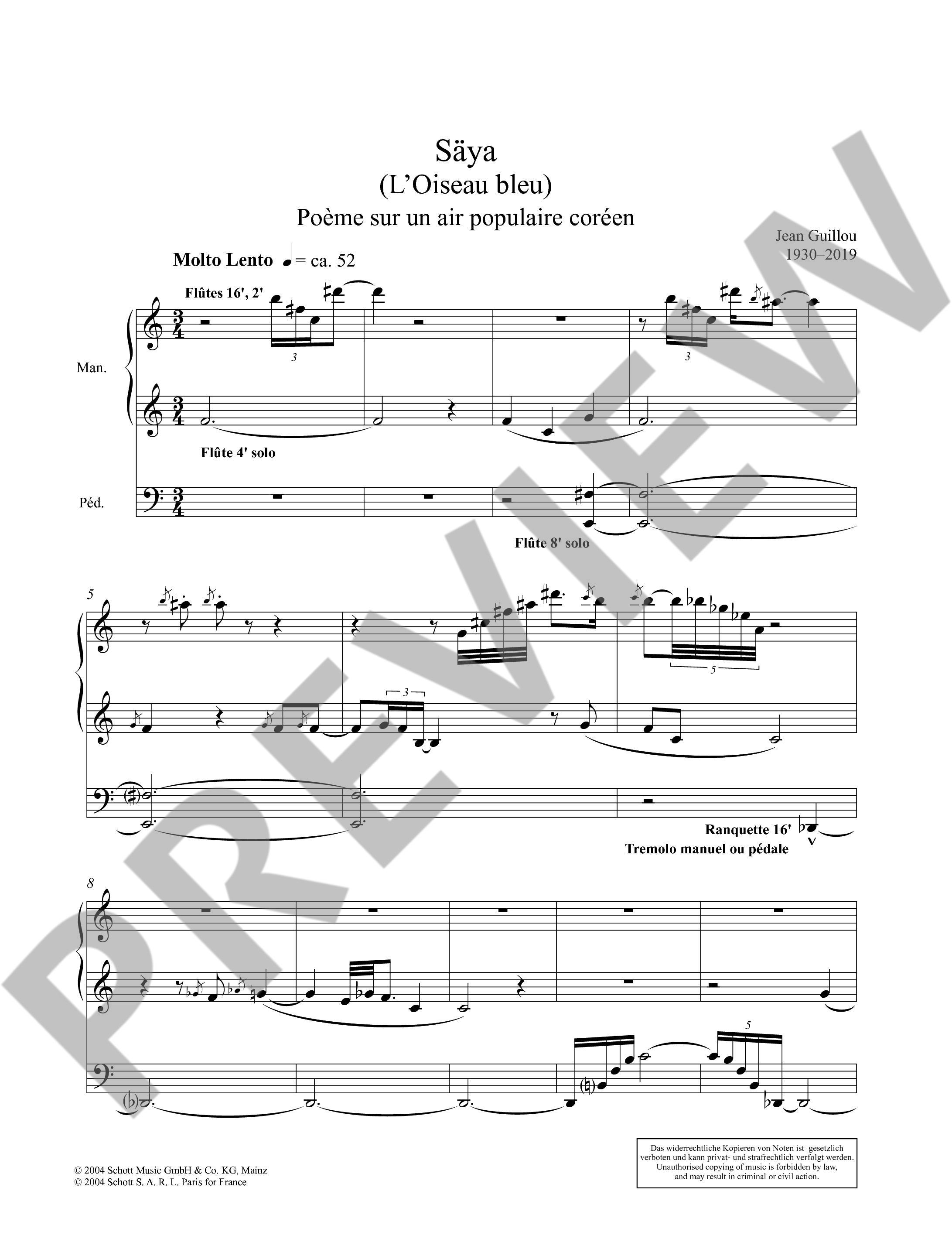 Other Cover Image Säya op. 50 