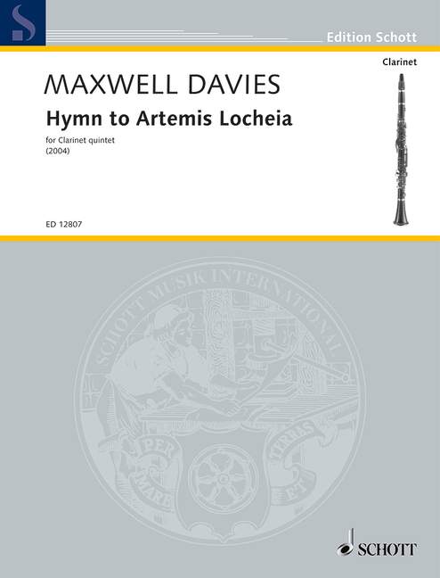 Front Cover Image Hymn to Artemis Locheia op. 252 