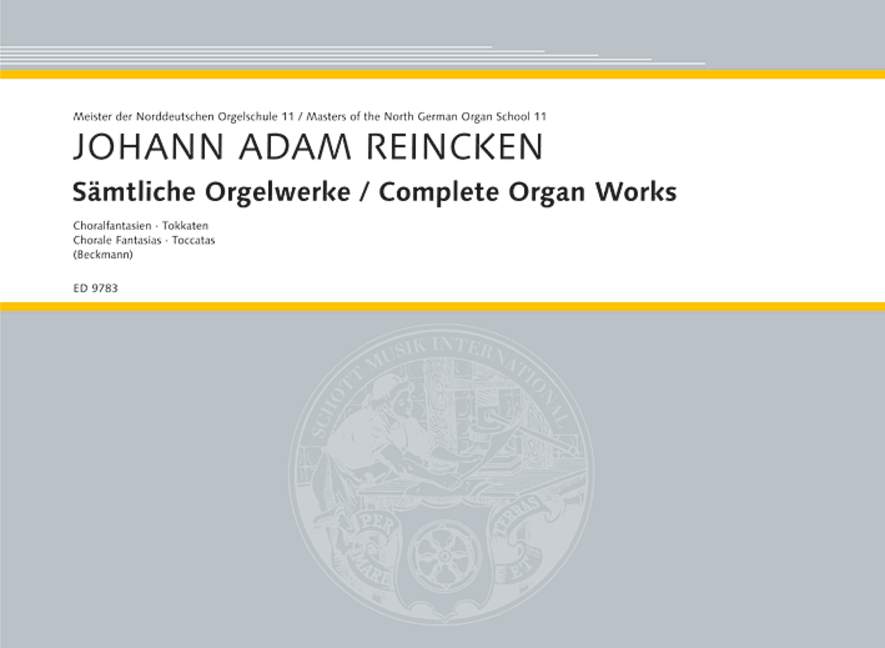 Front Cover Image Sämtliche Orgelwerke Band 11
