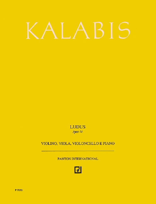 Front Cover Image Ludus op. 82 