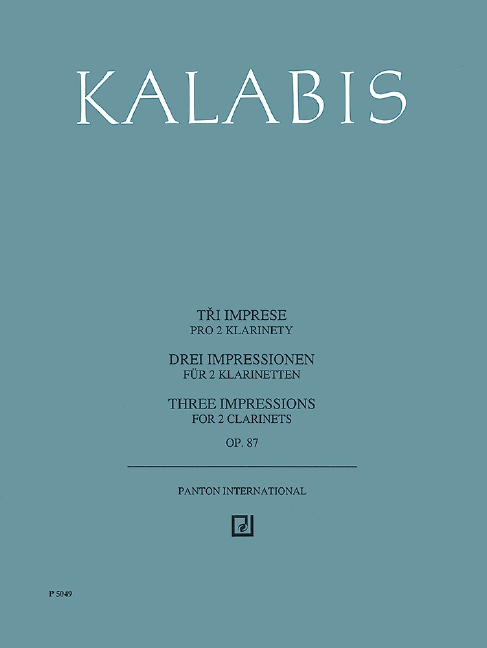 Front Cover Image Drei Impressionen op. 87 