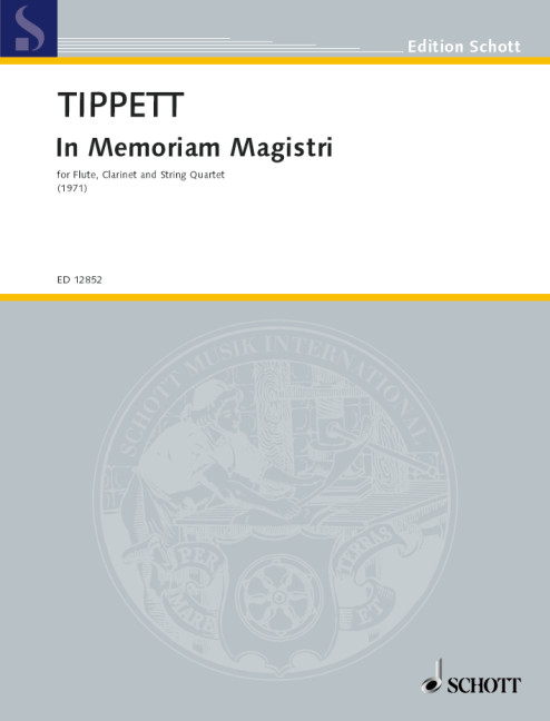 Front Cover Image In Memoriam Magistri 
