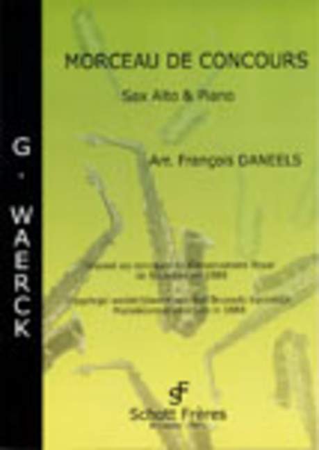 Front Cover Image Morceau de concours 