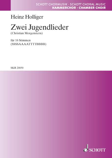 Front Cover Image Zwei Jugendlieder 