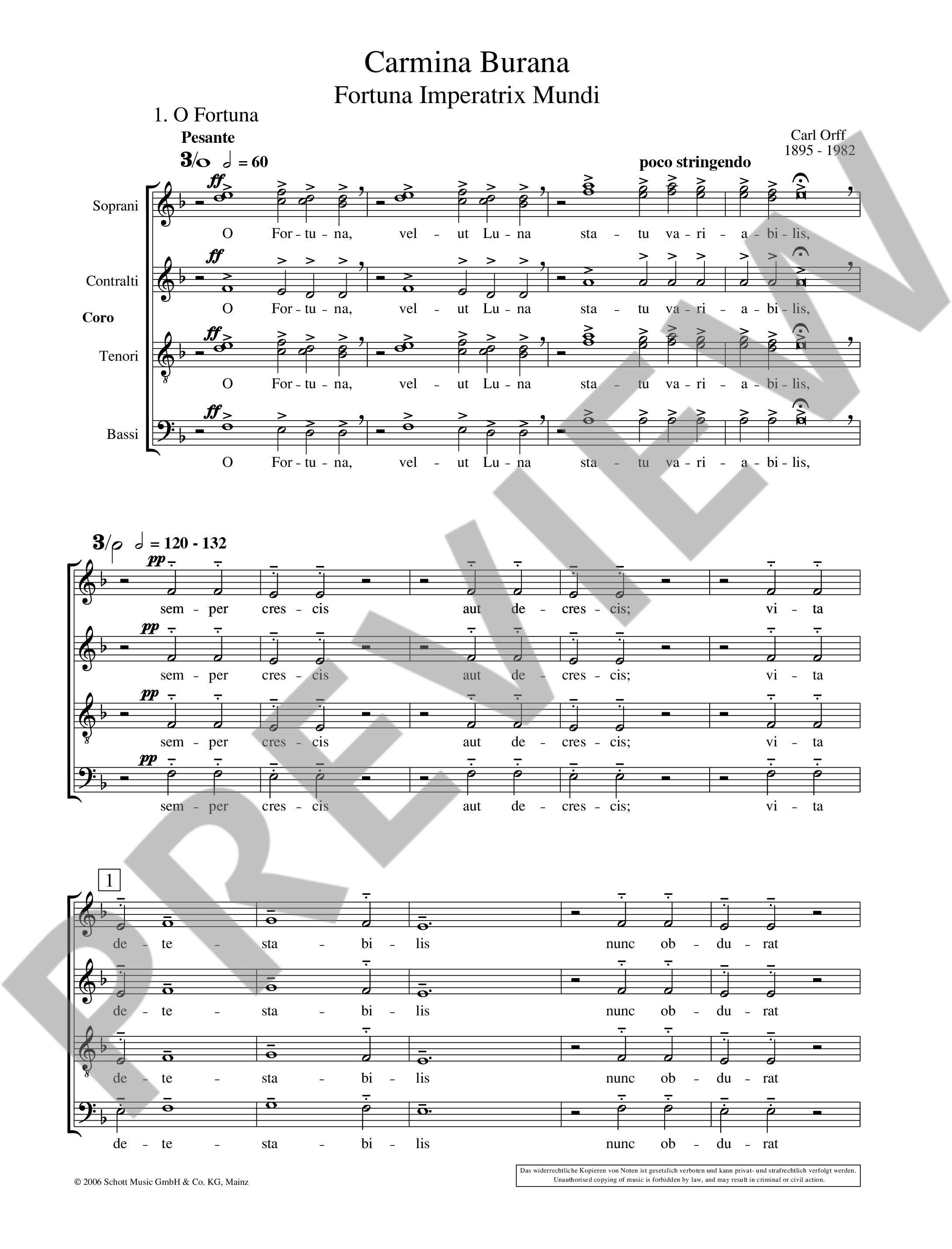 Other Cover Image Carmina Burana 