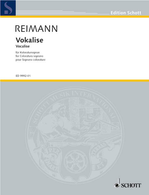 Front Cover Image Vokalise 
