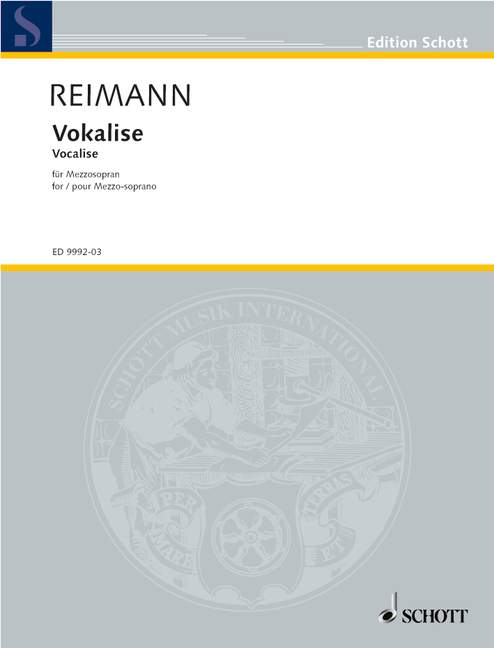Front Cover Image Vokalise 