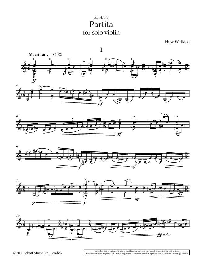 Other Cover Image Partita 