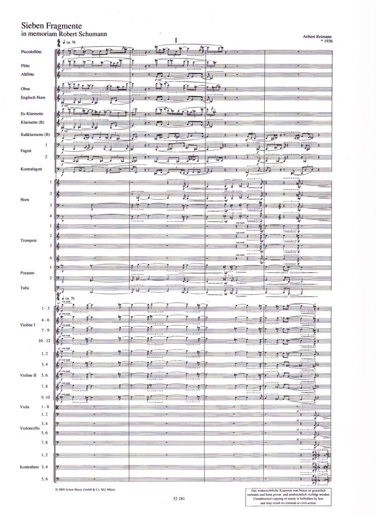 Other Cover Image Sieben Fragmente für Orchester 