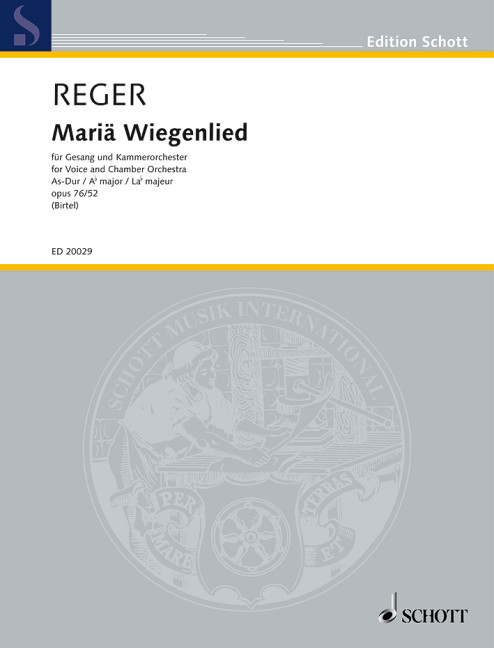 Front Cover Image Mariä Wiegenlied As-Dur op. 76/52 