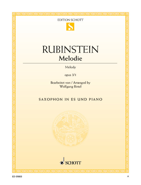 Front Cover Image Melodie op. 3/1 