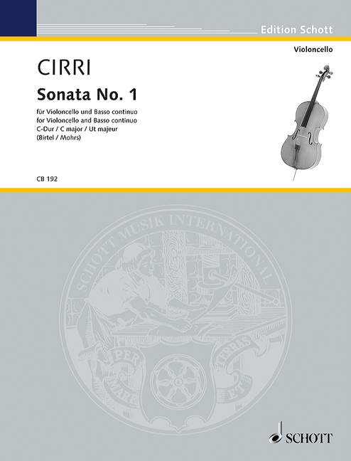 Front Cover Image Sonata No. 1 C-Dur 