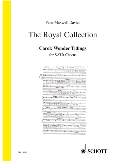 Front Cover Image Carol: Wonder Tidings 